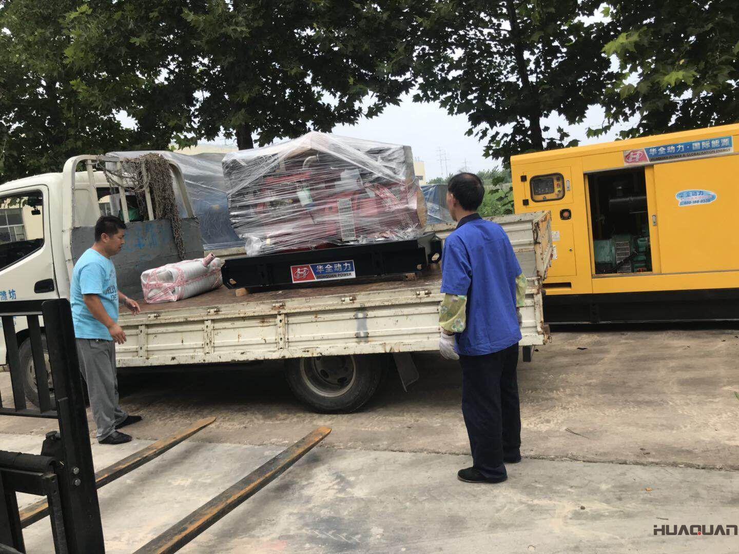 一臺HQ30GF標配柴油發(fā)電機組在7月11號發(fā)往河北
