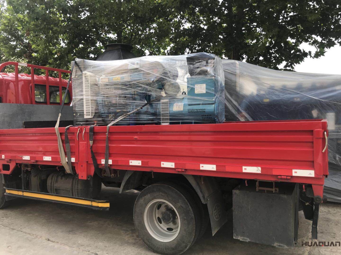 一臺空壓機(jī)于2018年7月5號由華全成功發(fā)往山西