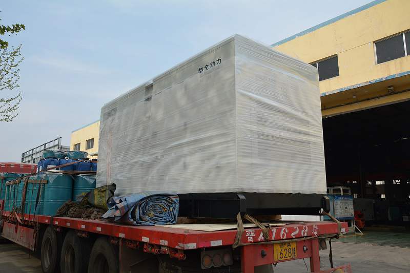 梁先生3月7日從華全動力采購的靜音箱機組已于當天發往河北省