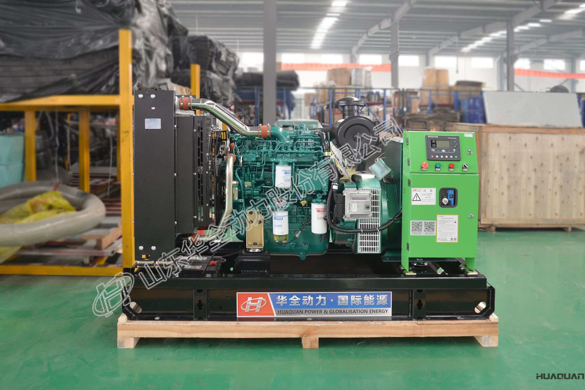 華全動力30kw標配柴油水泵機組于3月21日成功發(fā)往山東省