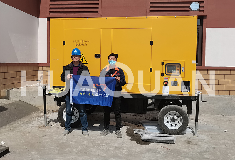 新疆某部隊500kW發電機組電站項目