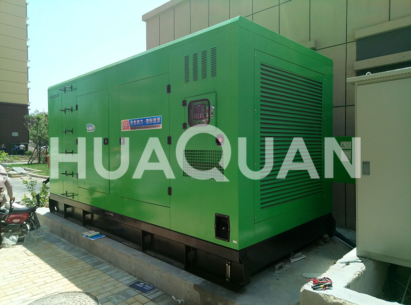 安徽省阜南縣某小學(xué)350kW發(fā)電機(jī)組電站項目